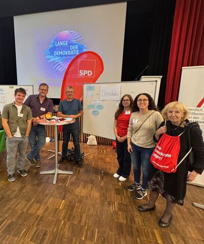 Austausch über Demokratie: Die SPD Wendlingen a.N. bei der Langen Nacht der Demokratie